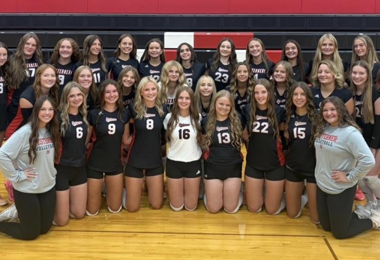 Photo courtesy of A-W volleyball